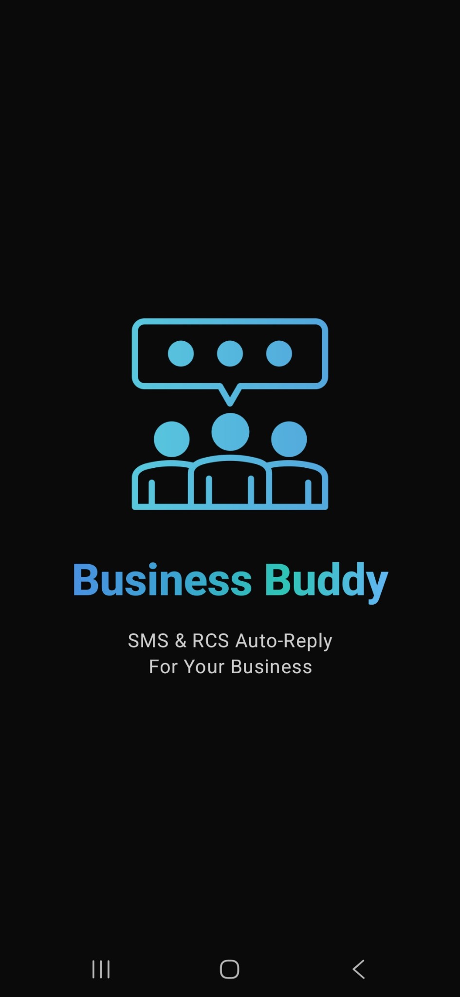 Business Buddy splash screen